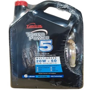 Semi Synthetic Engine Oil Turvo Power 5 Multi 20W-5 API CI-4